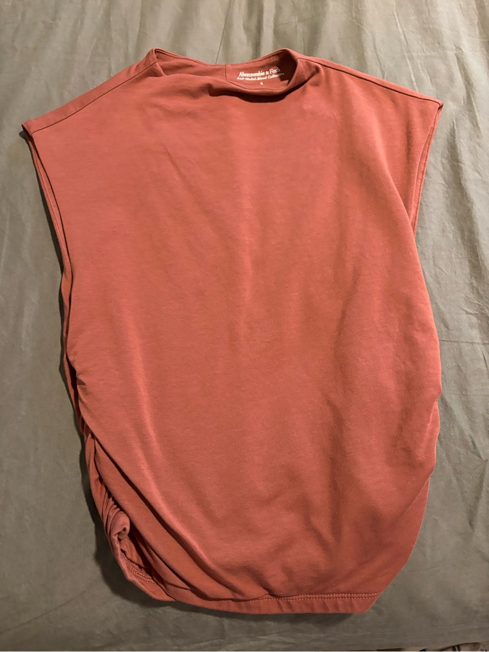 Abercrombie & Fitch Modal Top Mock Neck [Size S] 

Rose color 

Condition is ver